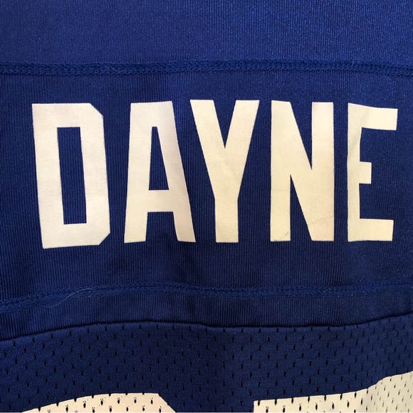 Vintage Reebok NYG Giants NFL Replica Jersey Dayne 27 Blue Men’s Large EUC - Picture 9 of 10